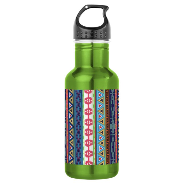 Tribal Pattern 532 Ml Water Bottle (Front)