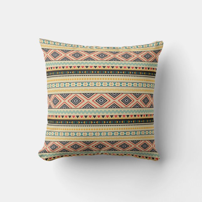 Tribal Pattern Cushion (Front)