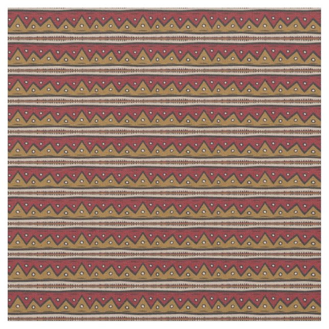 Tribal pattern fabric (Close Up)