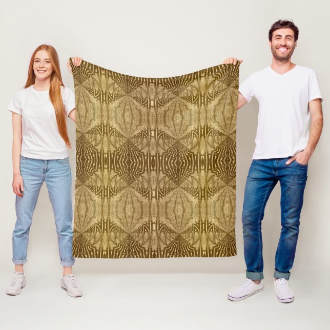 Tribal Pattern  Fleece Blanket (In Situ)