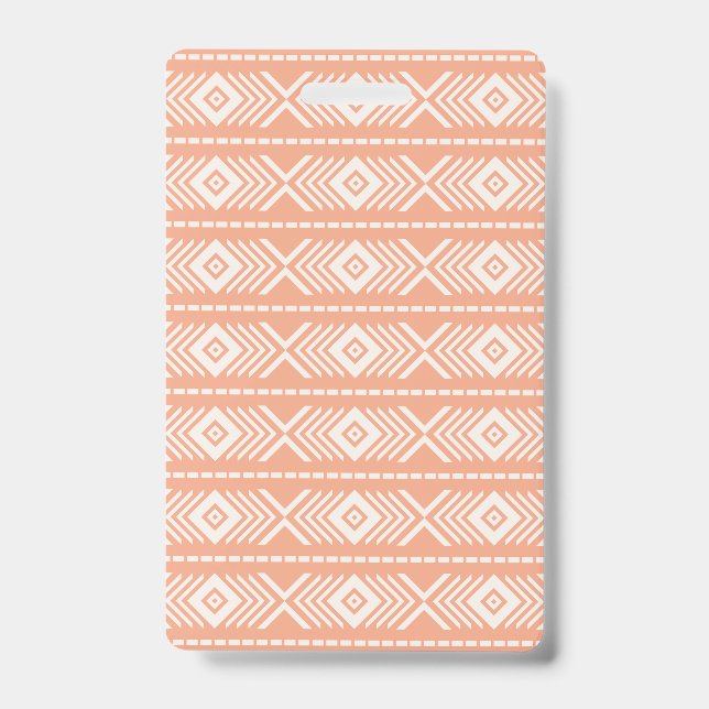 Tribal pattern ID badge (Front)