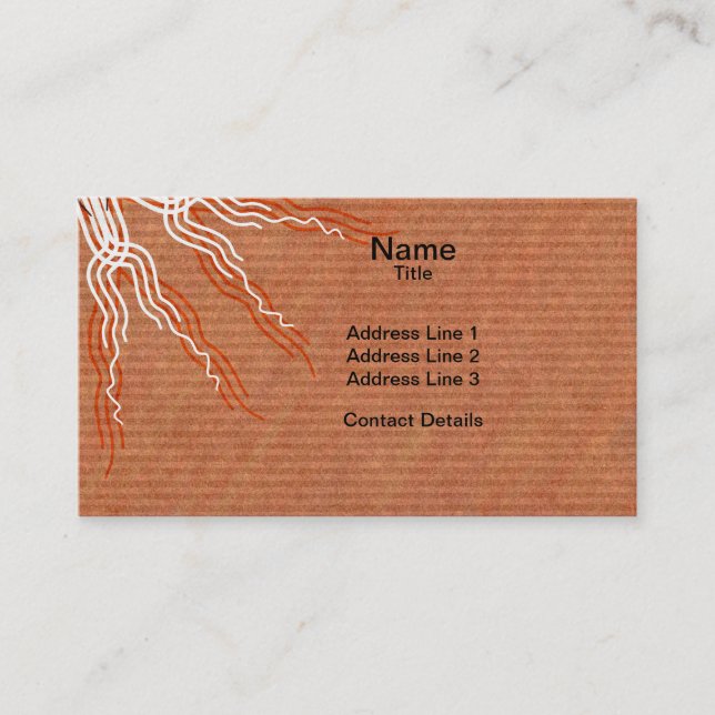 Tribal Pattern Mandala 2 Business Card (Front)