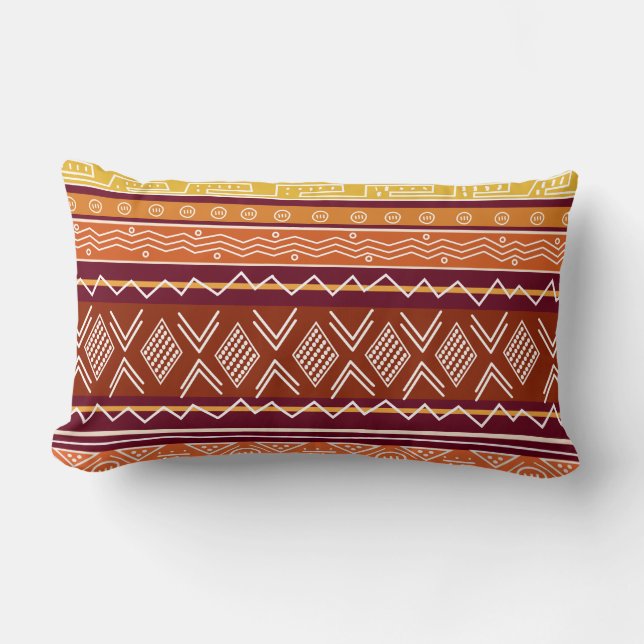 Tribal Pattern Mix 2 Pillow (Front)