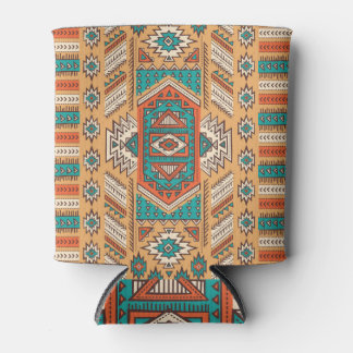Tribal pattern, perfect for decor. can cooler