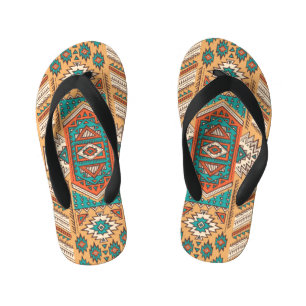 Tribal pattern, perfect for decor. kid's thongs