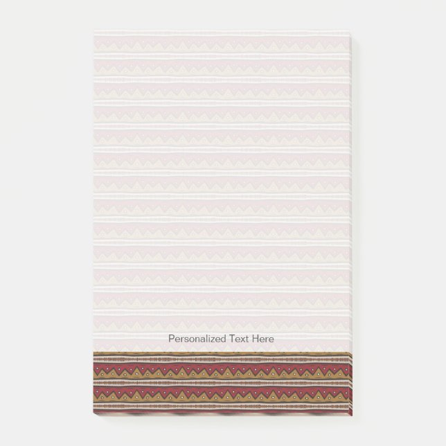 Tribal pattern post-it notes (Front)