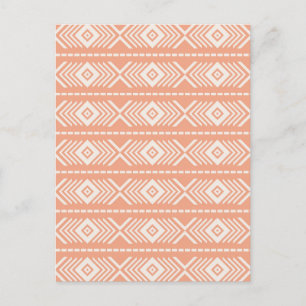 Tribal pattern postcard