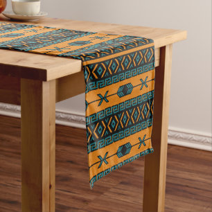 Tribal Pattern Southwest Design Short Table Runner