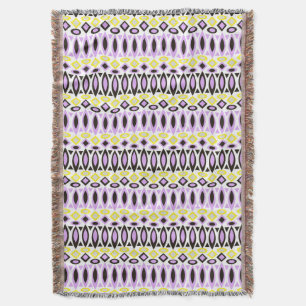 Tribal pattern throw blanket
