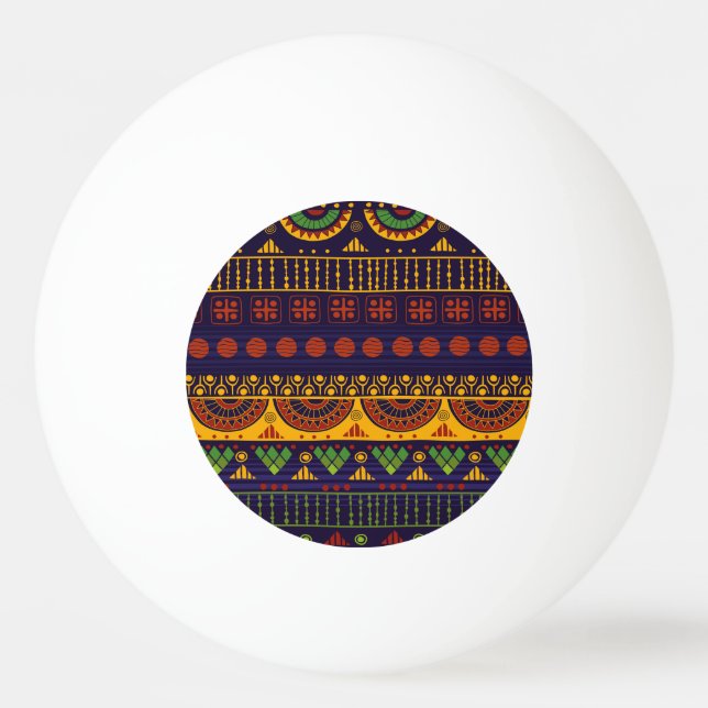 Tribal pattern, versatile for various uses. ping pong ball (Front)
