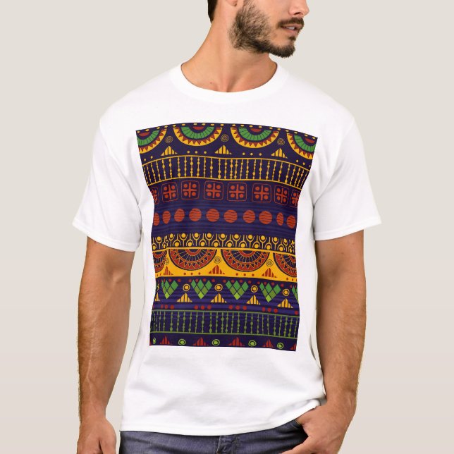 Tribal pattern, versatile for various uses. T-Shirt (Front)