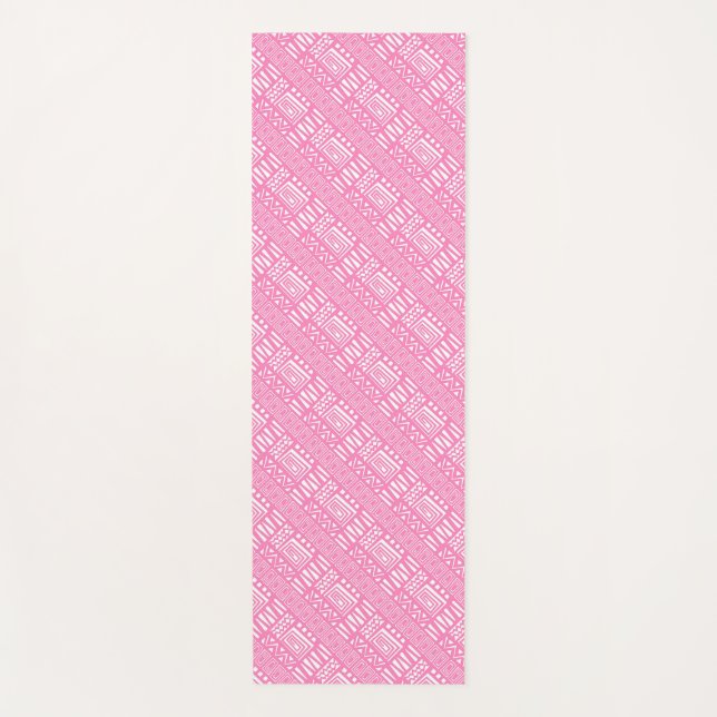Tribal pattern yoga mat (Front)