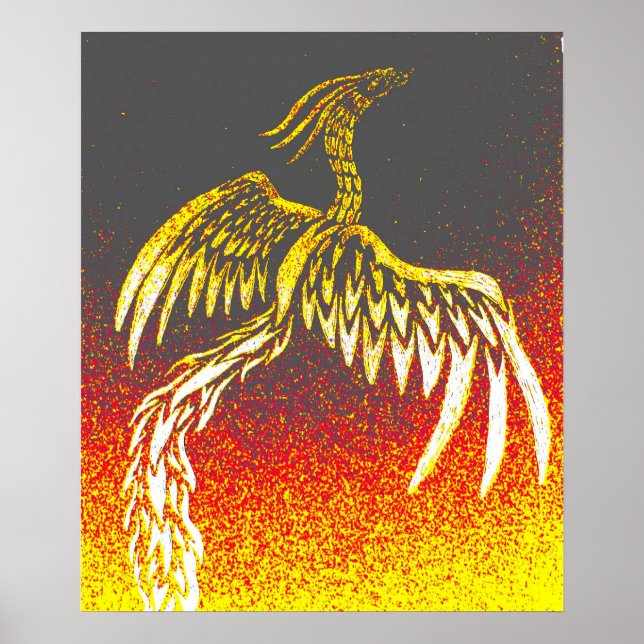 Tribal Phoenix Poster (Front)
