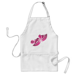 Tribal Pink Bird Stylized Magenta Phoenix Standard Apron