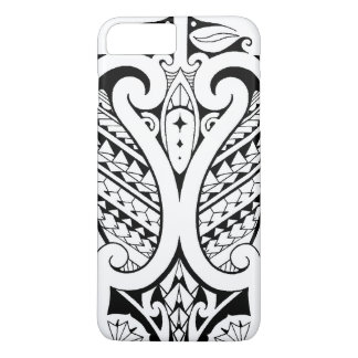 Tribal Polynesian tatoo with Samoan elements iPhone 8 Plus/7 Plus Case