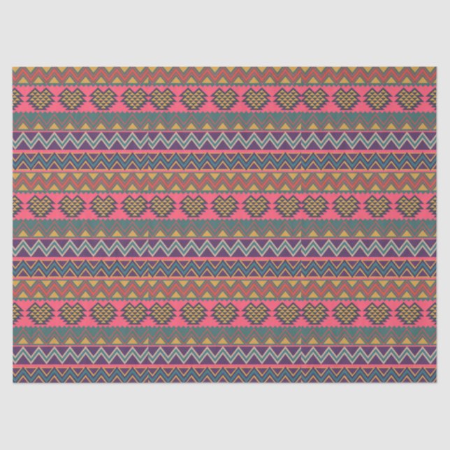 Tribal Pop Tissue Paper – Colourful Layers of Styl (Front)