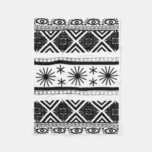 Tribal Print Design Fleece Blanket