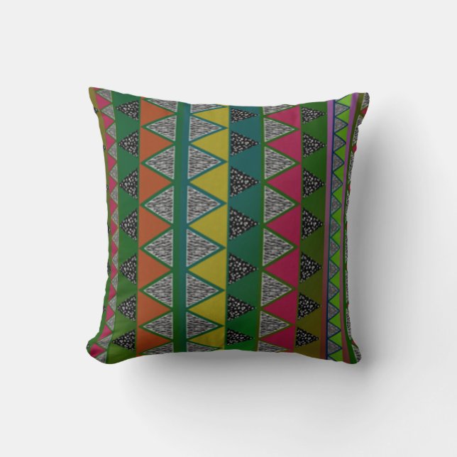 Tribal Print Pillow (Front)