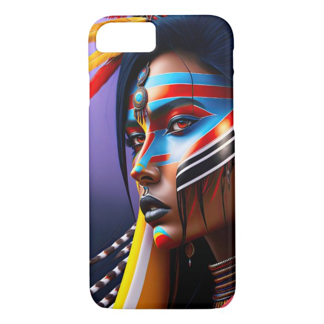 Tribal Queen Case-Mate iPhone Case (Back)
