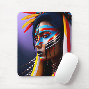 Tribal Queen Mouse Pad