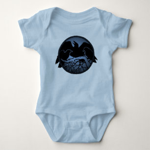 Tribal Raven Baby Top Creeper Baby Raven Bodysuits