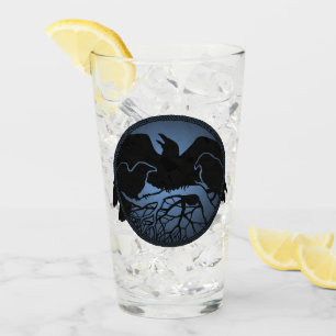 Tribal Raven Glass Native Raven Glass Personalise