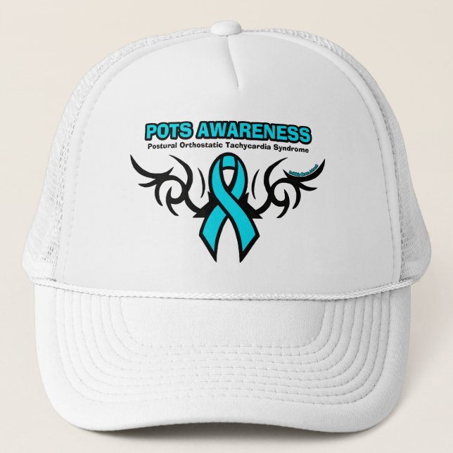 Tribal Ribbon...POTS Trucker Hat (Front)