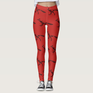 Tribal Roadrunner Pattern Leggings