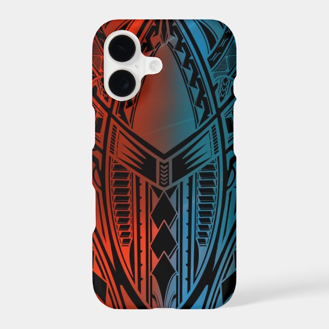 Tribal/Samoan iPhone Case (Back)
