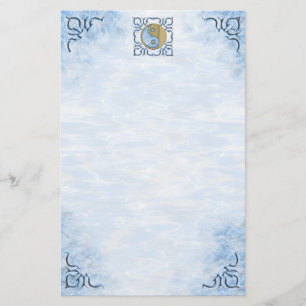 Tribal Sand & Water Yin Yang Stationery