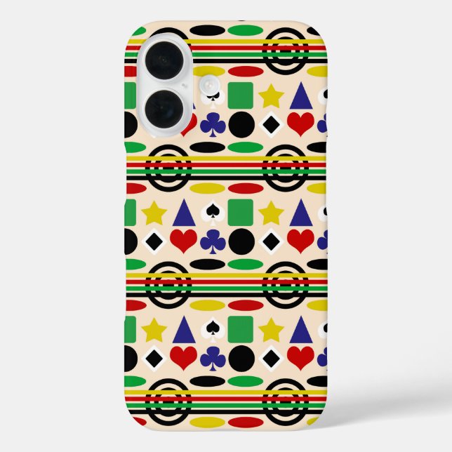 Tribal Scandinavian Nordic Pattern Design  Case-Mate iPhone Case (Back)
