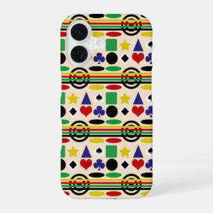 Tribal Scandinavian Nordic Pattern Design iPhone 16 Case