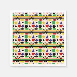 Tribal Scandinavian Nordic Pattern Design Napkin
