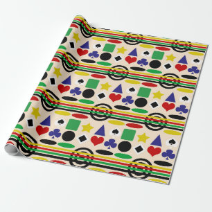 Tribal Scandinavian Nordic Pattern Design  Wrapping Paper