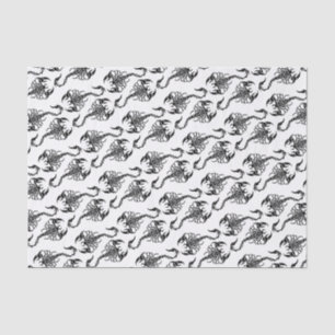 Tribal Scorpion Art Tissue Paper