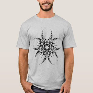 Tribal Scorpion – Bold Black Line Art Design T-Shirt