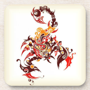 Tribal Scorpion Coaster