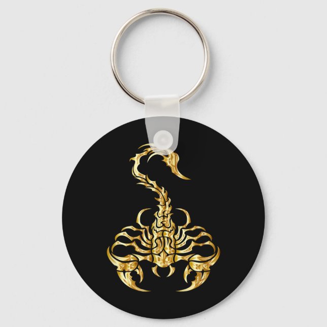 Tribal Scorpion Key Ring (Front)
