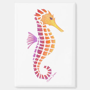Tribal Seahorse Magnet