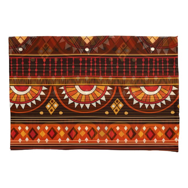 Tribal seamless design for various uses. pillowcase (Front)