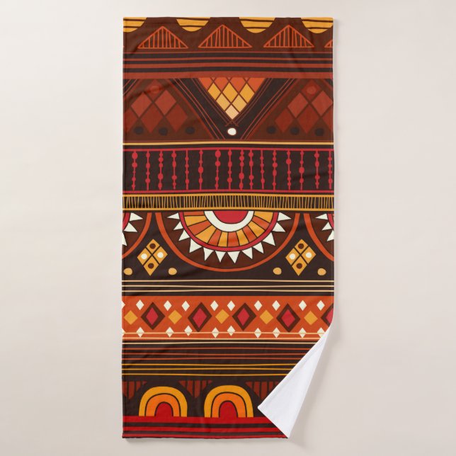 Tribal seamless pattern.  bath towel (Bath Towel)