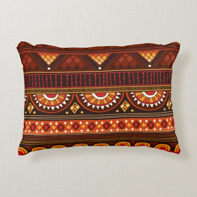 Tribal seamless pattern.  decorative cushion (Front)
