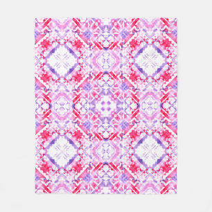 Tribal seamless pattern. Hand-painted grunge water Fleece Blanket