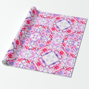Tribal seamless pattern. Hand-painted grunge water Wrapping Paper