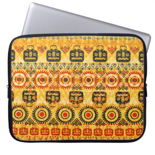 Tribal seamless pattern laptop sleeve