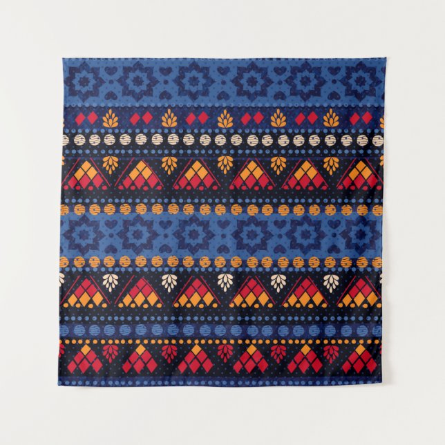 Tribal seamless pattern. tapestry (Front)