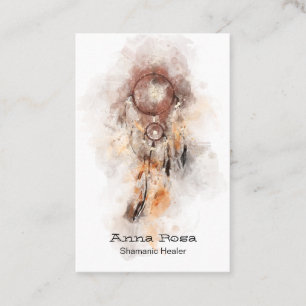 *~* Tribal Shamanic Dream Catcher Shaman Sacred Business Card