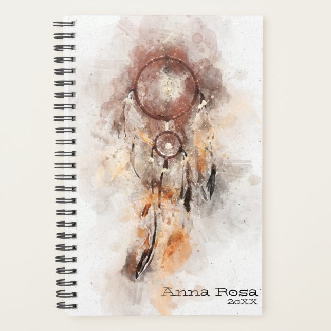 *~* Tribal - Shamanic Dream Catcher Shaman Sacred Planner (Front)
