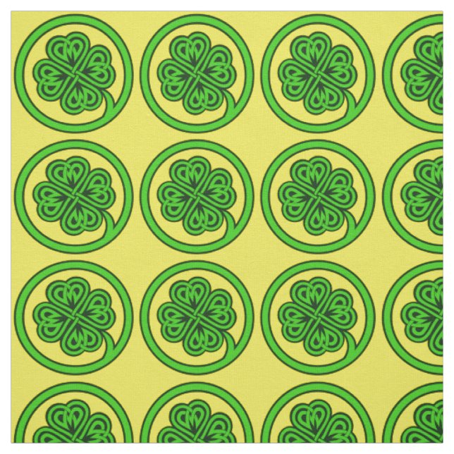Tribal Shamrock customisable fabric (Swatch)