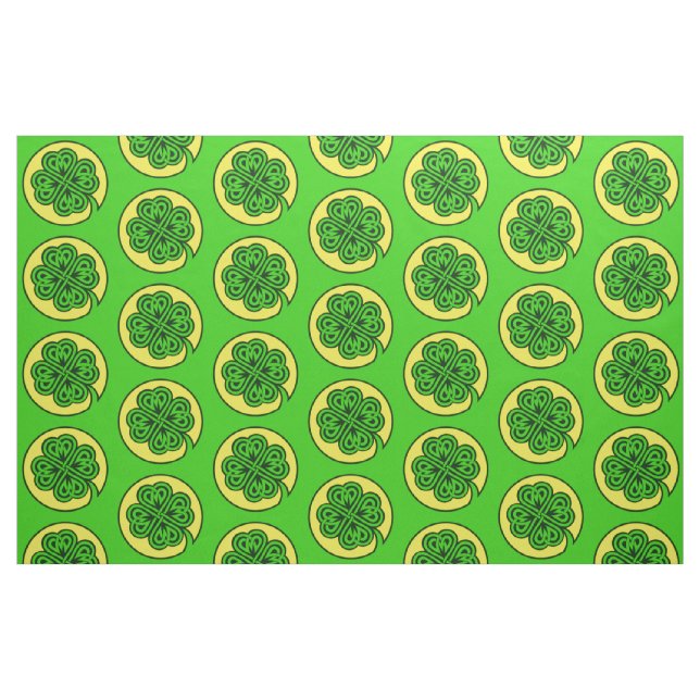 Tribal Shamrock customisable fabric (Fat Quarter)